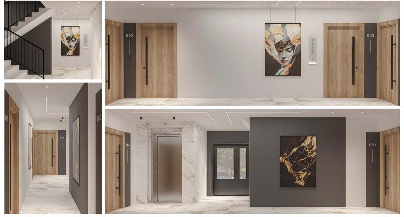 Четырехэтажный дом с панорамным видом на море рядом с детским садом, автобусной остановкой и супермаркетами Четырехэтажный дом с панорамным видом на море рядом с детским садом, автобусной остановкой и супермаркетами