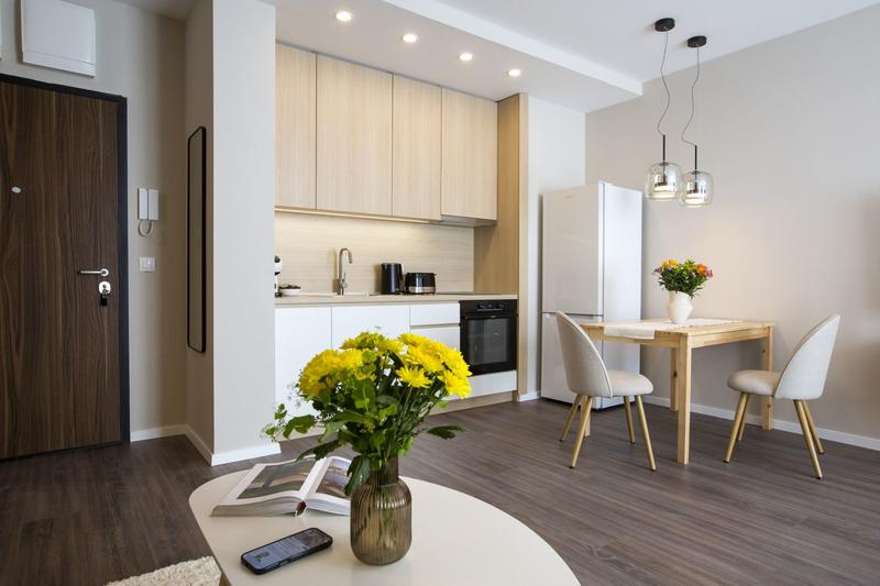 Новая квартира с восточной ориентацией и современной мебелью Новая квартира с восточной ориентацией и современной мебелью