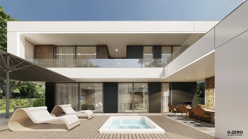 Plot with approved architectural project for a house and valid building permit