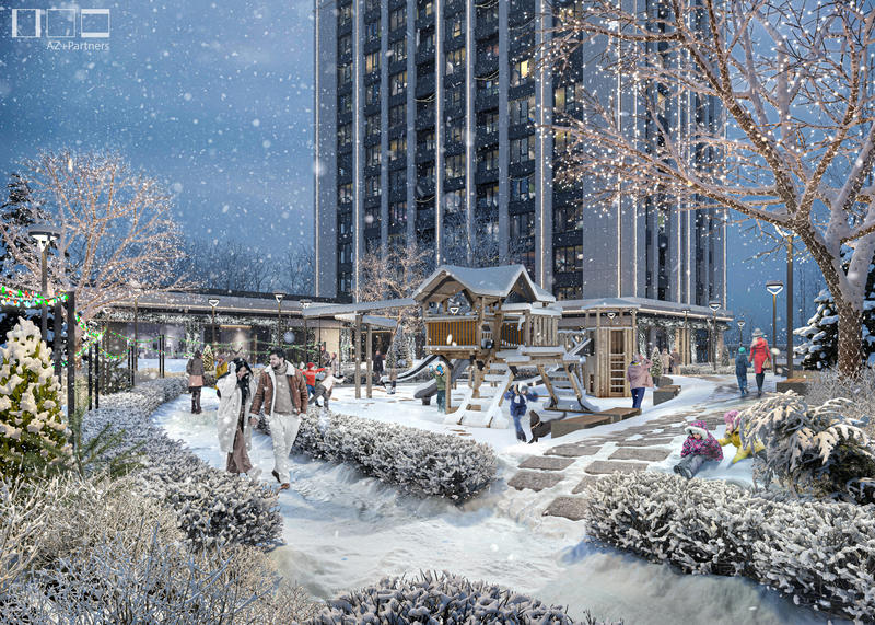 A unique project that recreates the style and atmosphere of the eponymous park in New York. Best selling project in 2024