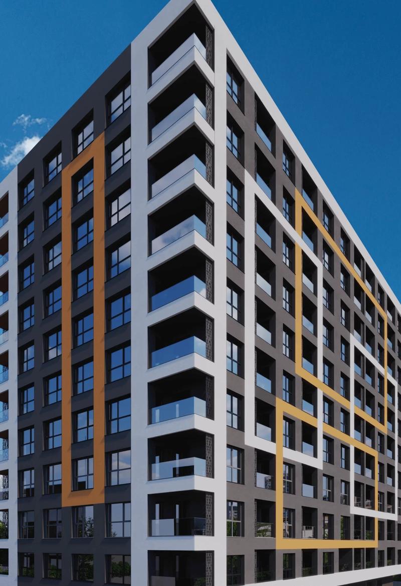 Contemporary architecture, spacious apartments and a well-connected location