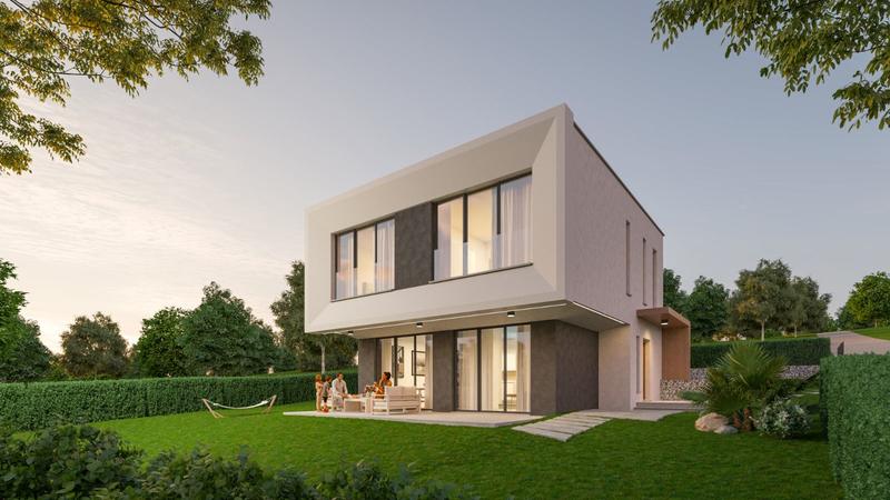 Modern property with 3 bedrooms, a veranda and a garden 