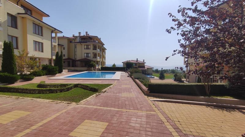 Bright apartment in a gated complex with Mediterranean architecture in the seaside town of Byala
