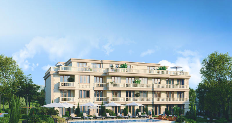 Residential complex with amenities in the town of Bankya