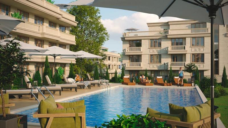 Residential complex with amenities in the town of Bankya