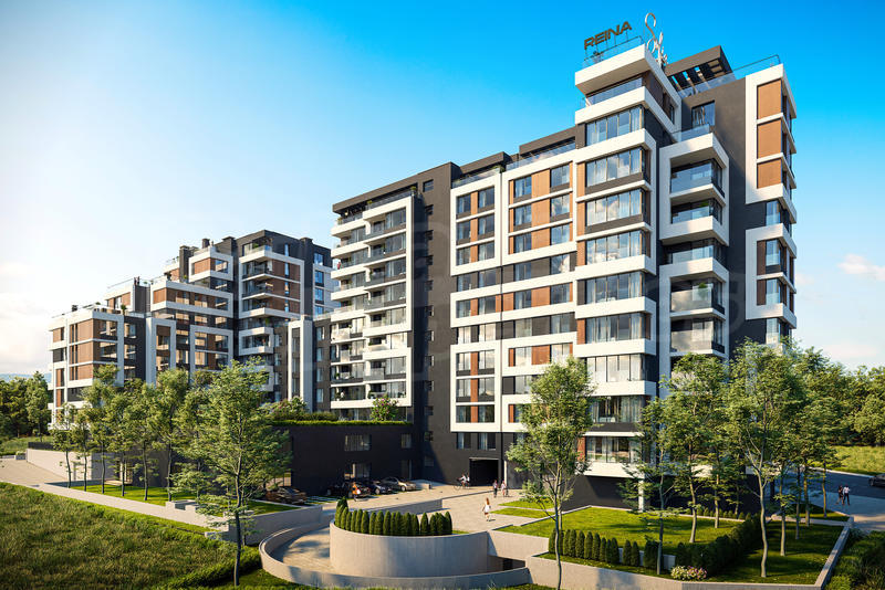 Last apartments in a complex with green areas and received Act 16