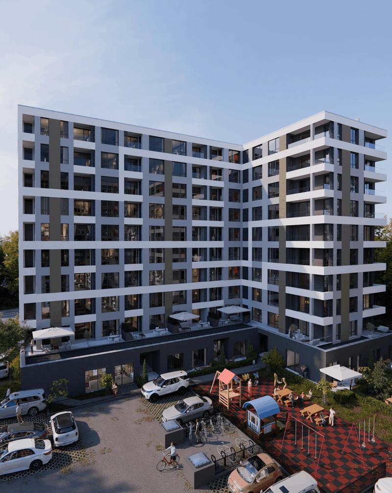 Contemporary architecture, spacious apartments and a well-connected location