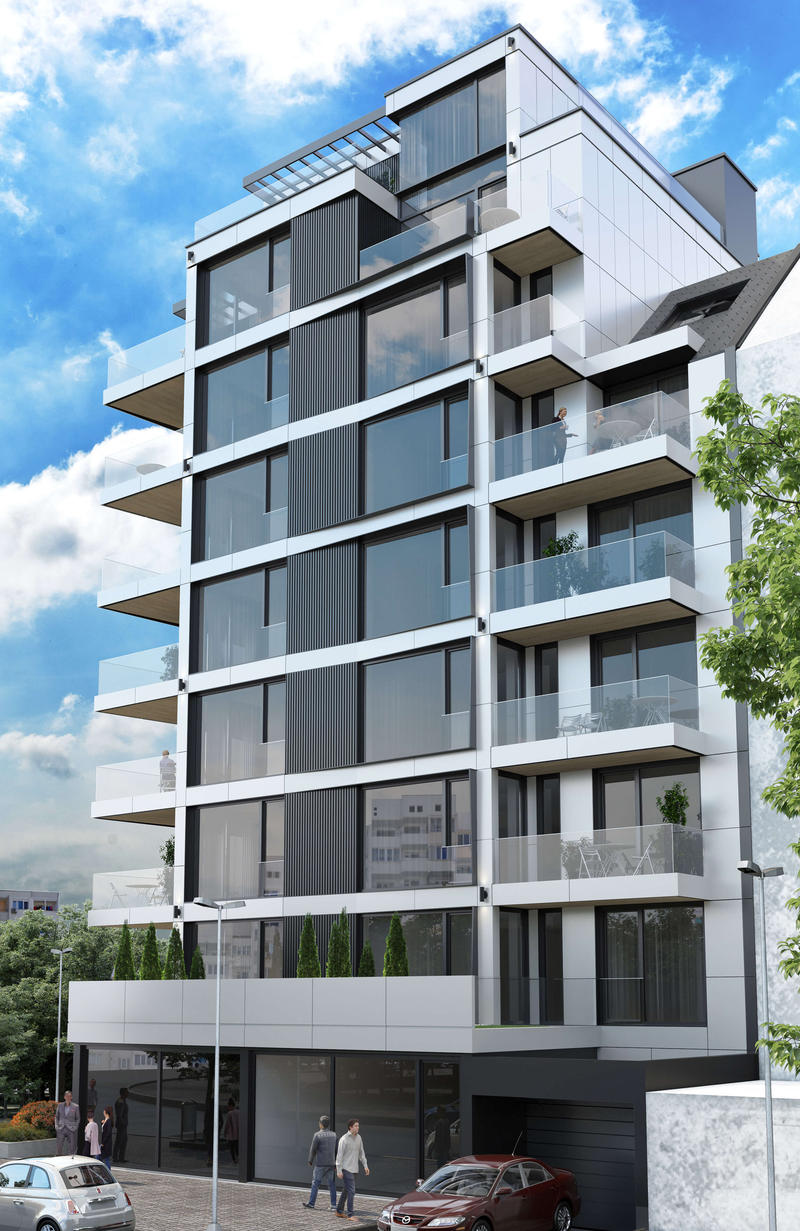 Spacious apartments with convenient access to the metro station "Bulgaria Blvd." and South Park