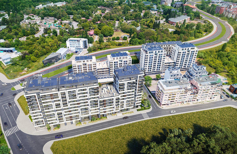 Last apartments in a complex with green areas and received Act 16