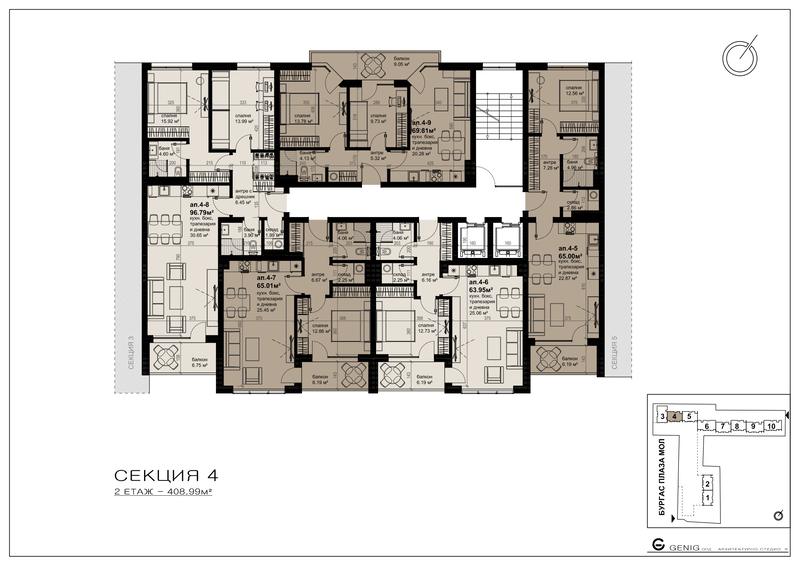 New-build property offered unfinished, with a private garden