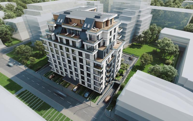 A building that benefits from a great location and various city amenities nearby