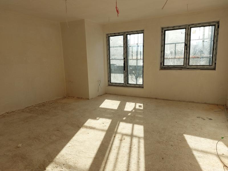 Modern building under construction next to Tsar Boris III Blvd.