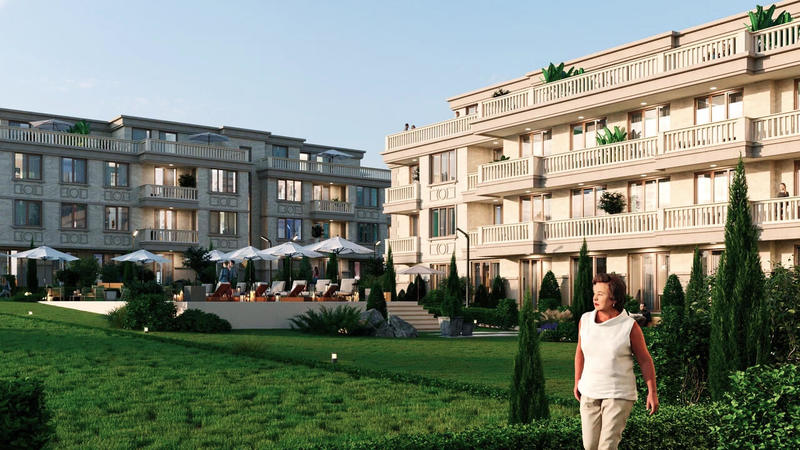 Residential complex with amenities in the town of Bankya