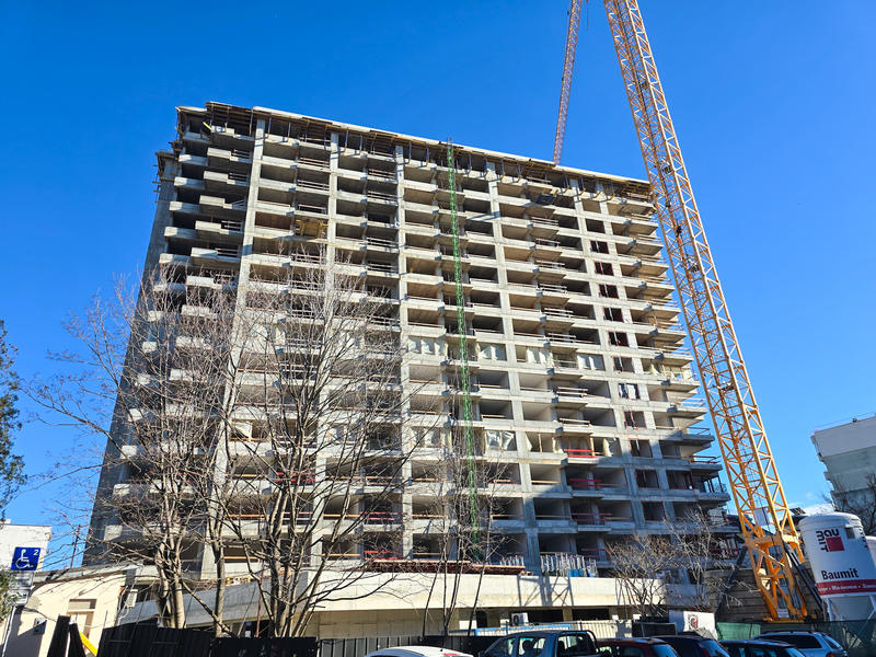 Multifunctional building with Act 14 - the future symbol of Chayka district