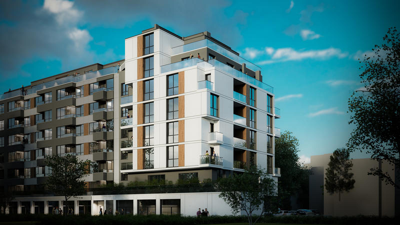 Modern architecture, a great location, and a limited number of apartments in the heart of a developing area of the capital