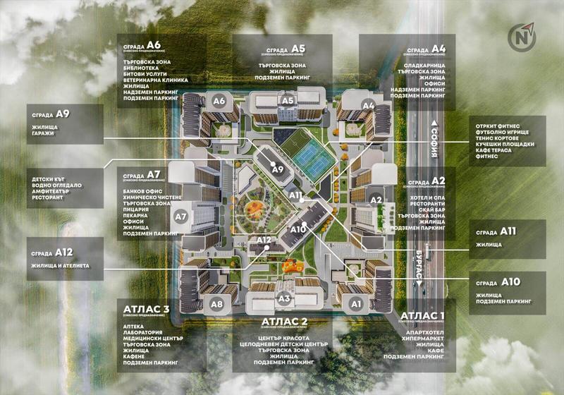 High-Class Apartments Just 5 km from the Sea in Burgas