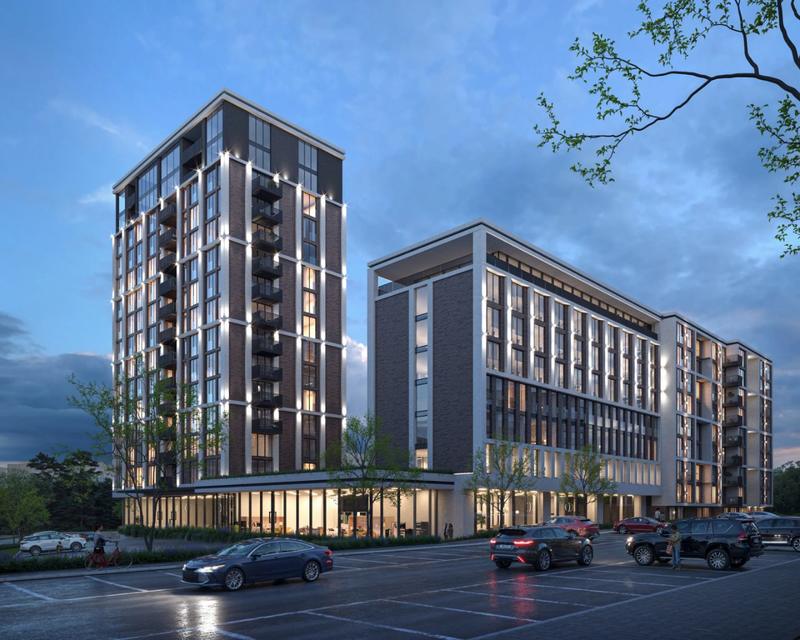 Mixed-use building with excellent location with established transport links