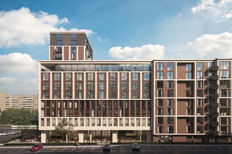 Mixed-use building with excellent location with established transport links