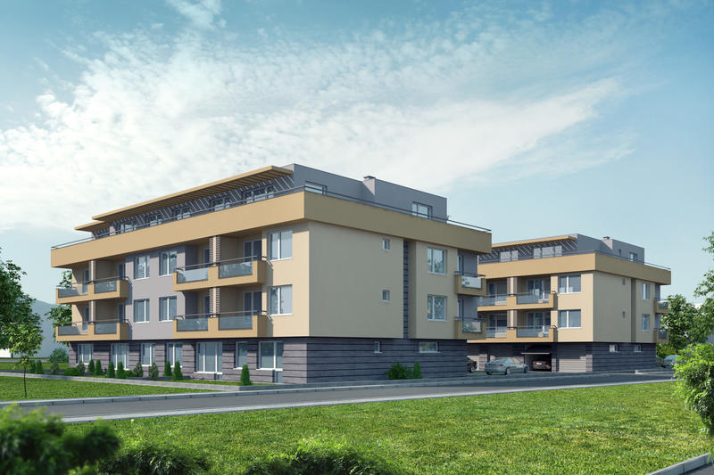 Four-storey buildings with quiet location in fast-growing area with new, modern construction
