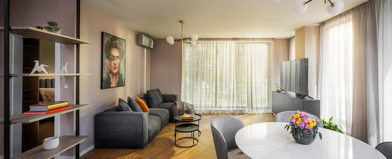 Fully furnished one and two bedroom apartments in Karshiyaka district