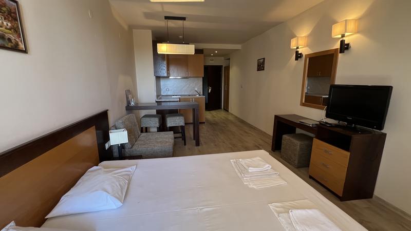 Properties in a complex with richly landscaped garden and swimming pool just 1200 meters from the beach