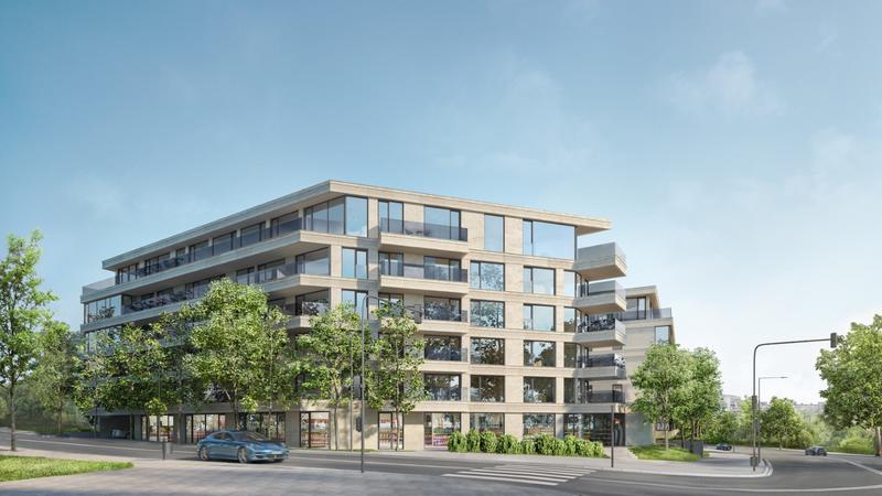 Functional and spacious apartments, high-class construction amidst greenery next to a kindergarten and easy access to key boulevards