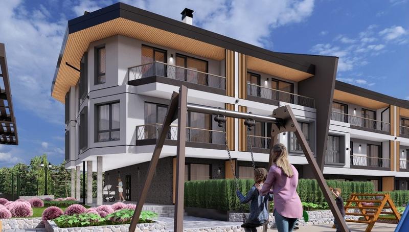 New building with 34 apartments featuring practical layouts, spacious balconies, and beautiful views of the Pirin Mountains 