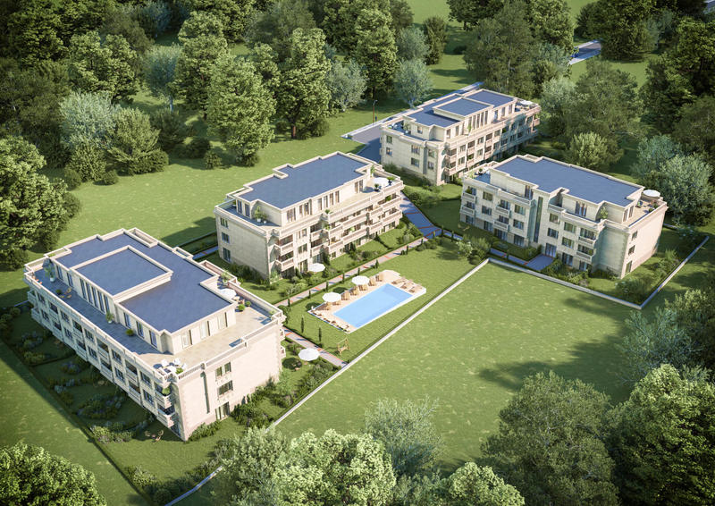 Residential complex with amenities in the town of Bankya