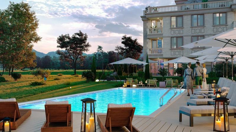 Residential complex with amenities in the town of Bankya