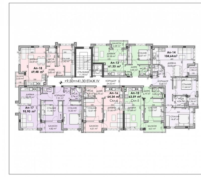 Modern 7-story residential building with excellent location and conditions for comfortable urban living