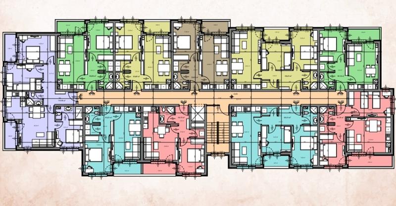 Apartments with 1, 2 or 3 bedrooms in a new building in Burgas