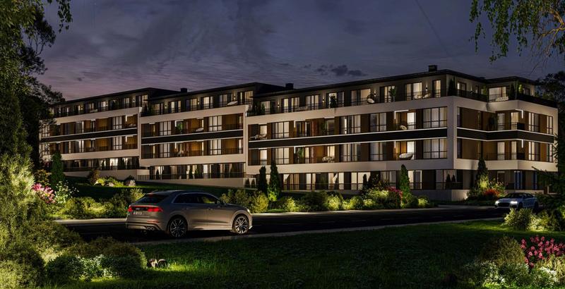 Four-storey building with unobstructed sea view next to kindergarten, bus stop, supermarkets