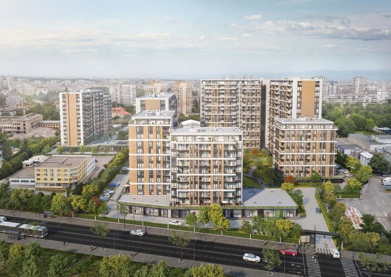 New residential complex near Mall of Sofia and Vazrazhdane Park