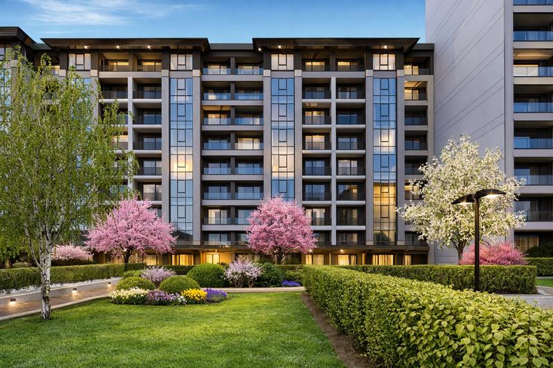 Residences in a modern gated complex in Burgas, Horizont quarter 