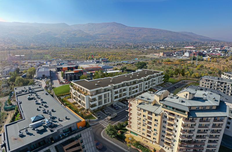 Apartments with 1, 2 or 3 bedrooms on a quiet and peaceful street, directly on Simeonovsko Shosse Blvd.  