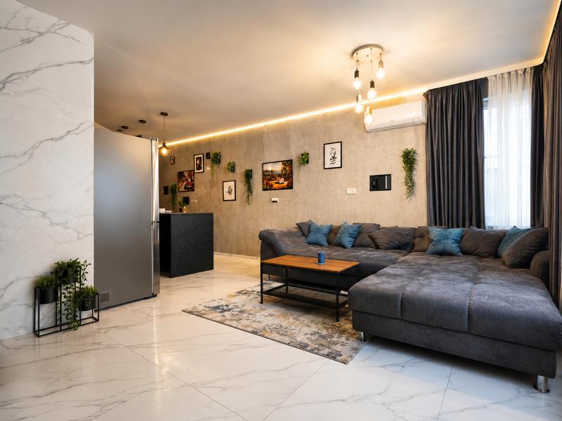 Elegant premium apartment in modern gated complex with security and porter
