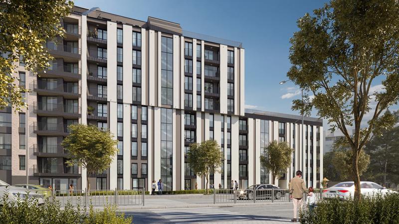 Contemporary residential development with elegant design, energy efficiency, functional living spaces and top location