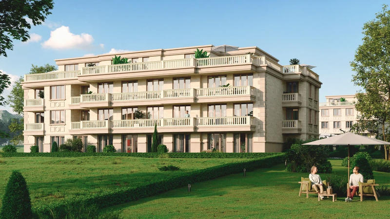 Residential complex with amenities in the town of Bankya