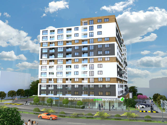 One-bedroom apartment in a modern residential complex near the metro and all amenities One-bedroom apartment in a modern residential complex near the metro and all amenities