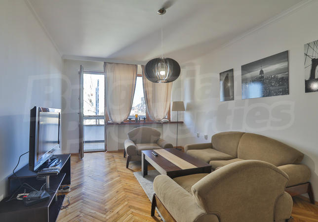 Newly-furnished property with panoramic views of the city near Vitosha Blvd. Newly-furnished property with panoramic views of the city near Vitosha Blvd.
